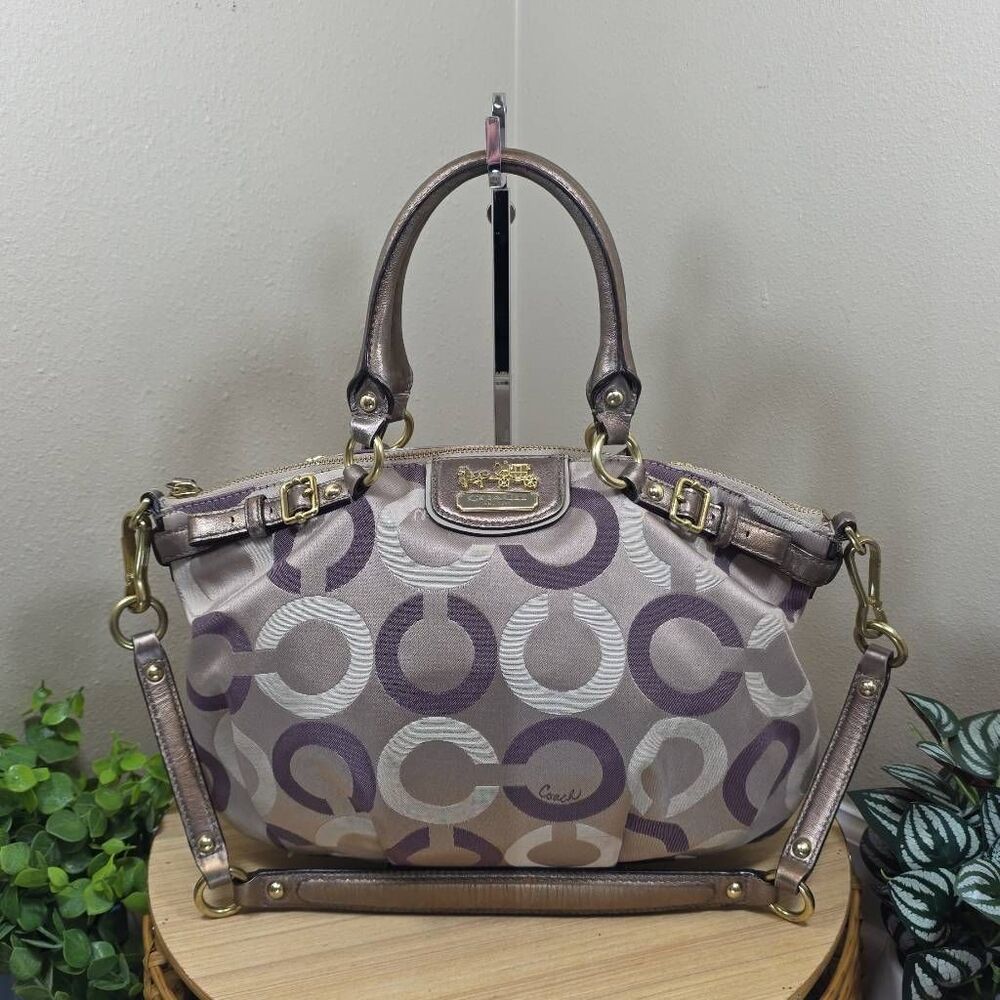 Coach Madison Sophia Op Art Satchel